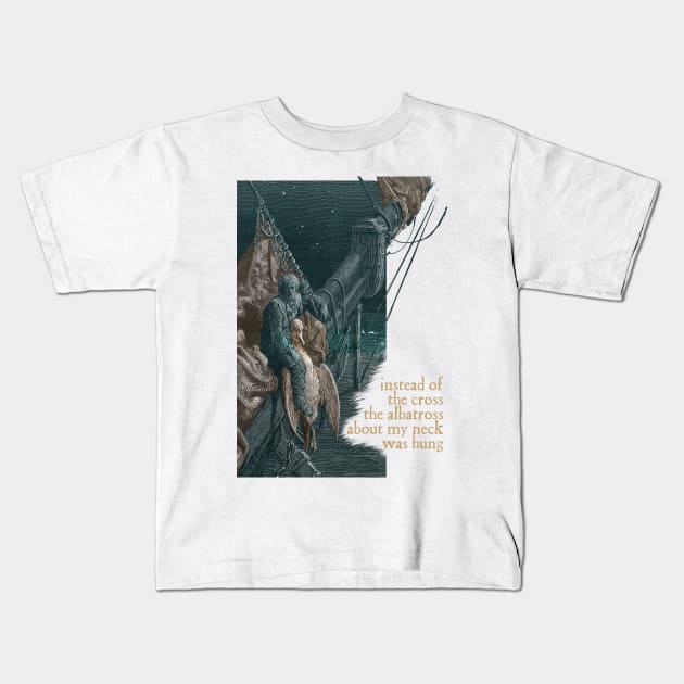 Instead Of The Cross - The Ancient Mariner Kids T-Shirt by The Blue Box